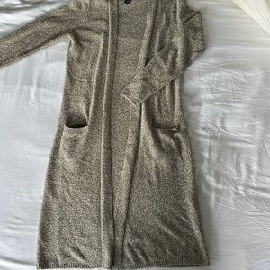 Olsen Europe long cardigan, light tan/slight olive tone XS/4